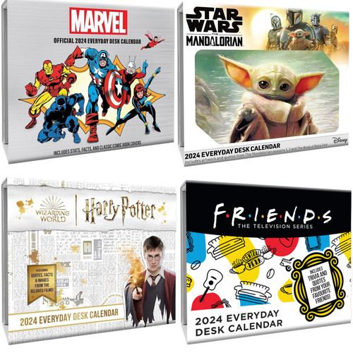 2024 marvel calendar - 2024, desk