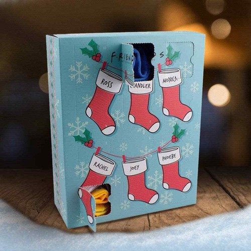 Friends show christmas sock - christmas,