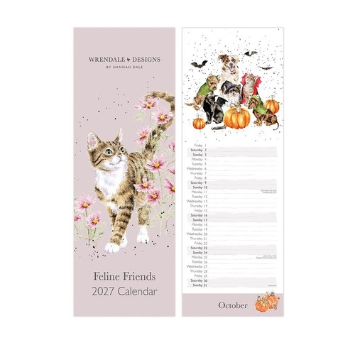 Wrendale designs cat calendar - designs,