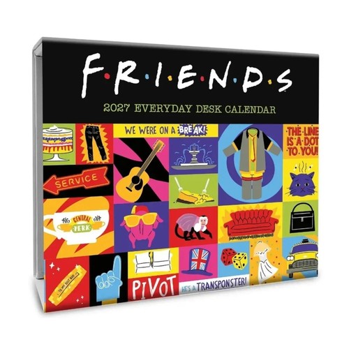 Friends desk calendar 2027 - friends,