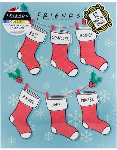 Friends show sock - tv, advent