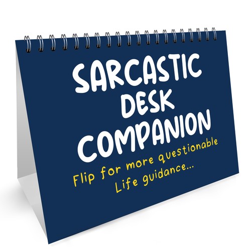 Joke desk calendar sarcastic - joke,