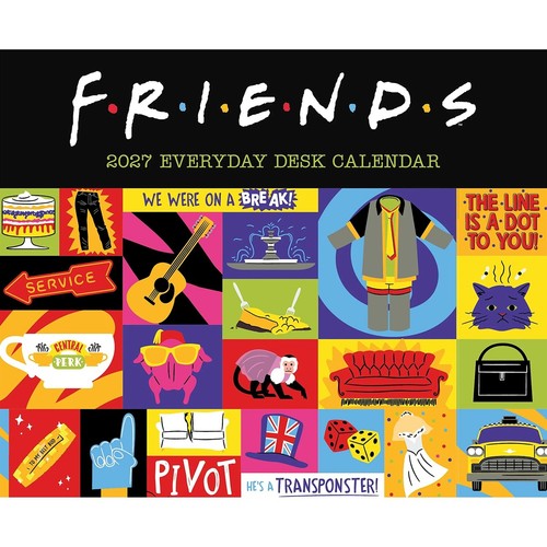Friends desk calendar 2027 - desk,