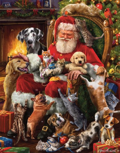 Santa little friends advent - santa's,